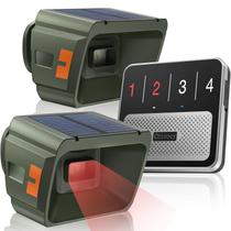 Alarma de Entrada Chtoocy Solar Inalámbrica con Alcance de 800m Resistente al Clima Alarma de Entrada Chtoocy Solar Inalámbrica con Alcance de 800m Resistente al Clima