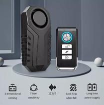 Alarme Automotivo Anti Furto Função Resgate Prova Da Agua Sem fio P/ Bicicleta Buzina anti-rouboControle Remoto