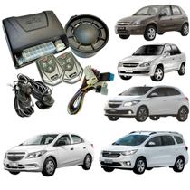 Alarme Automotivo Antifurto Kit 2 Controles Sirene Trava Portas Aplicação Linha GM Celta Corsa Classic Agile onix Montana Prisma Spin