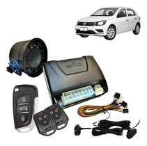 Alarme Automotivo CBPlus FKS Trava Antifurto Segurança VW Gol +2controles+Chave Canivete 3 Comandos
