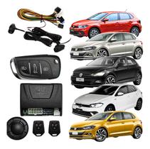Alarme Automotivo CBPlus FKS Trava Antifurto Segurança VW Polo+2controles+Chave Canivete 3 Comandos