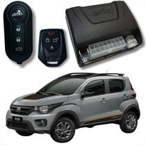 Alarme automotivo fiat com bloqueador chave canivete e controle completo fks universal veicular