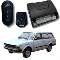 Alarme automotivo fiat com bloqueador chave canivete e controle completo fks universal veicular