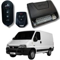 Alarme automotivo fiat com bloqueador chave canivete e controle completo fks universal veicular