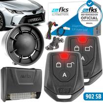 Alarme Automotivo Universal Carro Fk902sb Trava Portas Fks