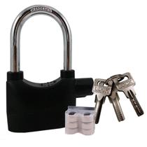 Alarme Cadeado Sonoro Trava Antifurto Bike Resistente Aço Alarme Cadeado Sonoro Trava Antifurto Bike Resistente Aço