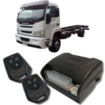 Alarme caminhões auto 12v e 24v fks fk902 2 controles linha pesada corta ignição bloqueador e trava