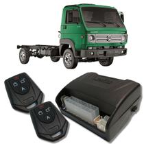 Alarme caminhões auto 12v e 24v fks fk902 2 controles linha pesada corta ignição bloqueador e trava