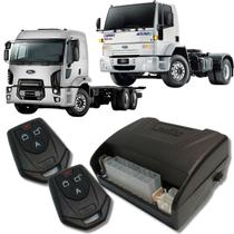Alarme caminhões auto 12v e 24v fks fk902 2 controles linha pesada corta ignição bloqueador e trava