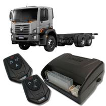 Alarme caminhões auto 12v e 24v fks fk902 2 controles linha pesada corta ignição bloqueador e trava