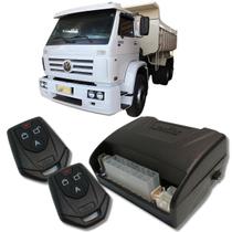 Alarme caminhões auto 12v e 24v fks fk902 2 controles linha pesada corta ignição bloqueador e trava