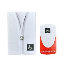 Alarme Campainha Banheiro Emergência Idoso PNE PCD Sem Fio