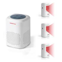 Alarme com detector de movimento Ranxinyuan Barking Sound Home Security Alarme com detector de movimento Ranxinyuan Barking Sound Home Security