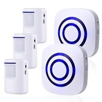 Alarme com sensor de movimento Shaogax Wireless Driveway 3 PIR 2 Receptor