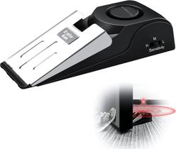 Alarme de batente de porta AceMining 120dB Siren Floor Mount Preto Alarme de batente de porta AceMining 120dB Siren Floor Mount Preto