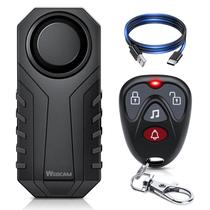 Alarme de bicicleta sem fio WSDCAM 113dB IP65 remoto à prova d'água Alarme de bicicleta sem fio WSDCAM 113dB IP65 remoto à prova d'água
