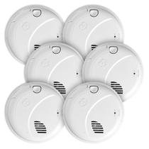 Alarme de fumaça First Alert Interconnect Hardwire com bateria 6Pk