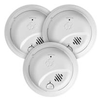 Alarme de fumaça First Alert SMI105-AC Interconnect Hardwire, pacote com 3 unidades
