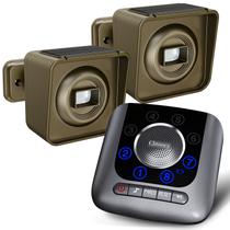 Alarme de garagem Chtoocy Solar Wireless com alcance de 800 m com sensor Alarme de garagem Chtoocy Solar Wireless com alcance de 800 m com sensor