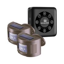 Alarme de garagem eMacros atualizado, emparelhável, com alcance solar de 800 m