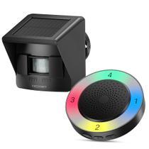 Alarme de garagem sem fio TECKNET Solar de 2600 pés de longo alcance