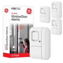 Alarme de janela e porta GE Personal Security, pacote com 4 unidades, branco