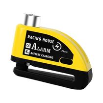 Alarme De Moto À Prova d'Água 110dB Com Trava De Disco Antifurto Para Roda De Moto