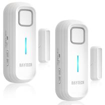 Alarme de porta de freezer Daytech com atraso de 1/2/3/4 minutos branco Alarme de porta de freezer Daytech com atraso de 1/2/3/4 minutos branco