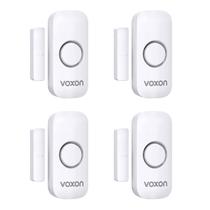 Alarme de porta e janela VOXON Wireless para crianças, pacote de segurança com 4