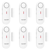 Alarme de Porta TECKNET 2 em 1 - Segurança Infantil (Pacote com 6)