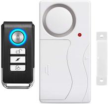 Alarme de porta WSDCAM Alarmes de segurança de portas e janelas com controle remoto anti-roubo sem fio Alarme de porta WSDCAM Alarmes de segurança de portas e janelas com controle remoto anti-roubo sem fio