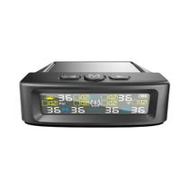 Alarme De Pressão De Pneus Solar TPMS Colorido Com 6 Sensores Externos À Prova d'Água E Aviso