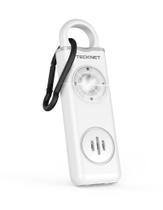 Alarme de segurança pessoal TECKNET Recarregável 130dB Branco