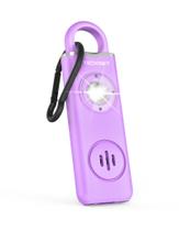 Alarme de segurança pessoal TECKNET Recarregável 130dB Roxo