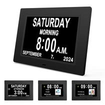 Alarme de tela grande Clock JALL Digital Dementia Day 7"