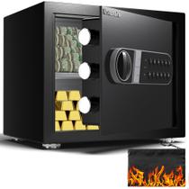 Alarme duplo à prova de fogo à prova de fogo Safe Box Novasafe de 0,8 pés cúbicos