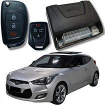 Alarme linha hyundai com chave canivete e bloqueador veicular completo automotivo carro