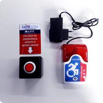 Alarme PCD / PNE Audiovisual Sem Fio (Wireless) - Slim - LEVEVIDA