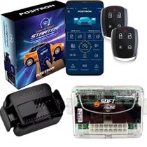 Alarme Positron Bt Starter Partida Remota + Modulo Vidro 2p