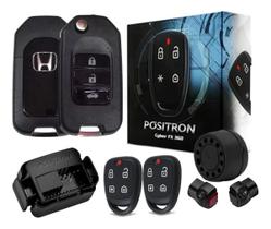 Alarme Positron Fx360 Funções Bloqueio Chave Canivete Honda