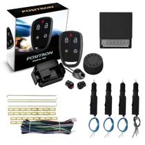 Alarme Positron KL360 Keyless Universal + Kit Trava Elétrica Universal 2 ou 4 Portas