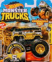 Alarme Relógio Toy Hot Wheels Monster Jam 5 - Carro Triturável 1:64