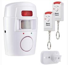 Alarme Residencial Comercial Sensor Sem Fio Sirene 105Db Com 2 Controles - Sensoralarm