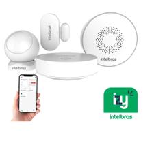 Alarme S/ Fio Casa Inteligente Wifi Smart Iss 1001 Intelbras Alarme S/ Fio Casa Inteligente Wifi Smart Iss 1001 Intelbras