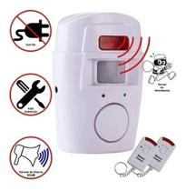 Alarme Sem Fio Residencial Sensor Sirene + 2 Controle