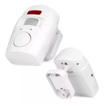 Alarme Sem Fio Residencial Sensor Sirene + 2 Controles Alarme Sem Fio Residencial Sensor Sirene + 2 Controles