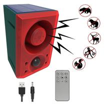 Alarme Solar com Sensor de Movimento HULPPRE 130db USB Controle Remoto