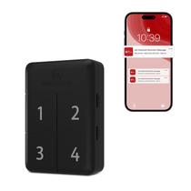 Alarme solar de garagem eMacros Safeguard-Ultra com alcance de 800 m do aplicativo