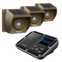Alarme solar de garagem sem fio Wuloo, alcance de 1800 pés com sensor