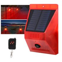 Alarme Solar Sirene 120db Anti Roubo Furto Controle Sensor Presença Movimento Residencial Comercial Prova dAgua Segurança - Leva pro pet